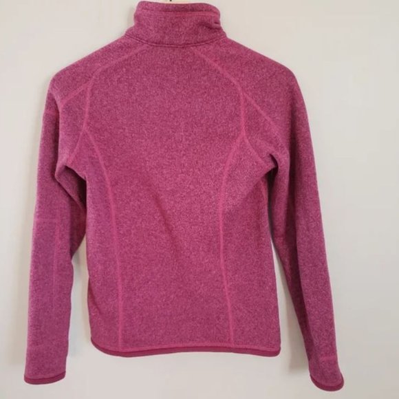 Patagonia Better Sweater 1/4 Zip Pink Purple Pullover Fleece SZ Small - Picture 3 of 3